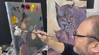 NEW Video lesson "Lynx". Artist Igor Sakharov