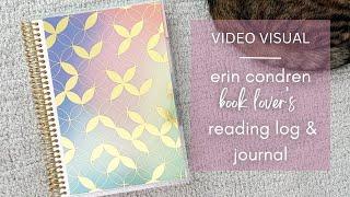 Erin Condren Book Lover's Reading Log and Journal | Reading Log | Books | Reading | Book Journal