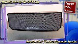 Item review - Bluedio BS-3 Wireless Bluetooth Speaker