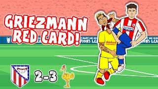 2-3! GRIEZMANN SENT OFF! Ateltico Madrid vs Liverpool (Champions League Goals Highlights Salah)