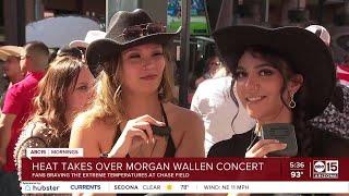 Fans brave the heat for Morgan Wallen concerts at Chase Field