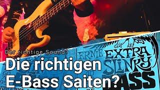 Welche E-Bass Saiten wofür?