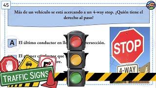 ACTUAL examen teorico de conducir 2025 -  LICENCIA DE MANEJO DMV  