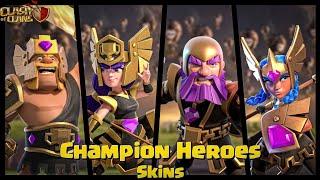 Champion Heroes Skin Review • Clash of Clans