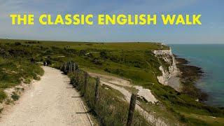 Stunning Walk along the White Cliffs of Dover (4K)