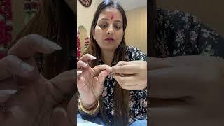 Day -1Hack for easy stick-on Nails #kalpana makeovers #dailyhank #hairstyle