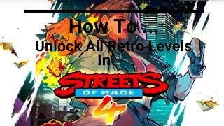 How to Unlock All Retro Levels in Streets of Rage 4 Free With Xbox Game Pass