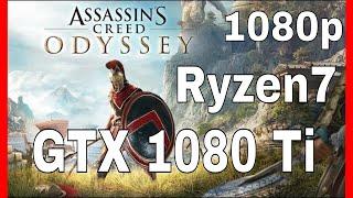 GTX 1080Ti AC ODYSSEYRyzen7 - 3700X - LOW to ULTRA - BENCHMARK 2024