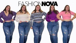 Fashion Nova Plus Size Try On Haul | Size 18/20 Fall Tops