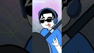 Car window punch | TIANDEE ANIMATION #shorts