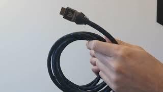 Ultra HDTV 270° 8K HDMI 2 1 Kabel, Qualitativ hochwertiges Nylonkabel mit neuesten Standards