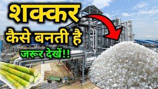 फैक्ट्री में चीनी ( शक्कर ) कैसे बनती हैं ? | How Sugar is made ? | by #Vital_Gyan