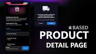 Learn To Design Apple Product Customization Page #FlutterShip 26