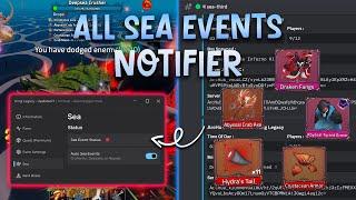 King Legacy |  Notifier For All Sea Events & Bosses | Easily Hunting Hydra