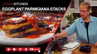 Eggplant Parmigiana Stacks