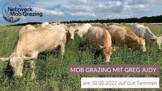 Mob Grazing Workshop mit Greg Judy auf dem Gut Temmen