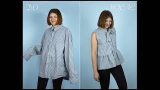 \DIY \\ ИДЕИ ДЛЯ ПЕРЕДЕЛКИ РУБАШКИ \\ RECYCLING OF SHIRT - ideas