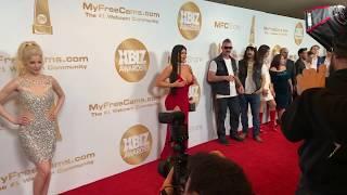 Charlotte Stokley and Romi Rain on XBIZ Awards 2019 Red Carpet