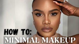 HOW TO: MINIMAL MAKEUP TUTORIAL *USING ONLY 8 PRODUCTS* | Ale Jay