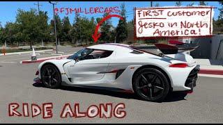 RIDING IN THE FIRST CUSTOMER  KOENIGSEGG JESKO IN NORTH AMERICA?