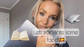 ASMR Learn spanish!🫐 Translate food with me 