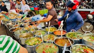 $1.00 Dinner/ Most Popular Cambodian Street Food in Siem Reap Province, Cambodia