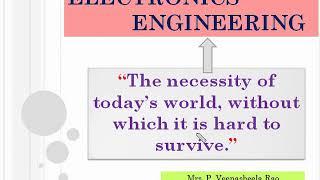 An Idea about Electronics Engineering