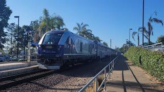 Railfanning At Encinitas On 7-21-23 (Featuring NCTC 5007, 5008, And 5009.)