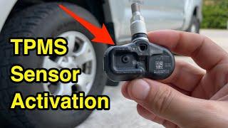 How to activate brand new TPMS sensor.