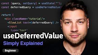 Learn React Hooks: useDeferredValue - Simply Explained!