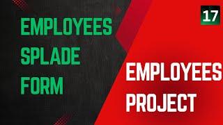 17 Create Splade Form for Employees | Laravel Splade Tutorial