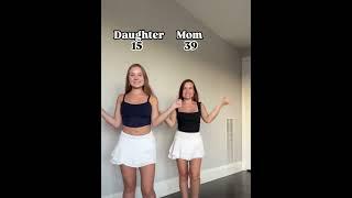 Mom and Daughter Dancing together #dancing #ootd #dance #viralvideo #content