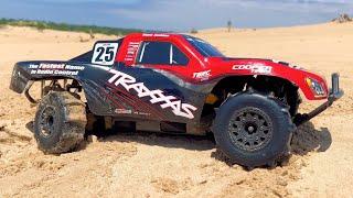 Traxxas Slash 4x4 “ULTIMATE BASHER BUILD” Takes on SILVER LAKE SAND DUNES !!