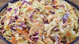 Coleslaw Recipe | How to Make Coleslaw Salad