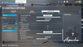 Tutorial - Quick video guide to joystick configuration on Microsoft Flight simulator, Apache R44 v2