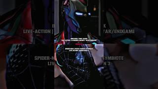 Iron Man (LIVE-ACTION | Infinity War/Endgame) vs Symbiote Spider-Man (LIVE-ACTION | Spider-Man 3)