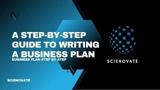 How to Write a Business Plan Step by Step Guide + Template | Scienovate