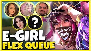 I Asked 4 E-Girl Streamers to Play Ranked LoL with me... then THIS Happened. - League of Legends