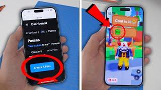 How to MAKE A GAMEPASS IN PLS DONATE ON iPhone (EASY METHOD)