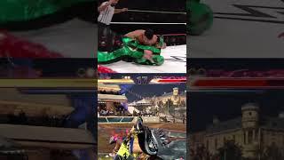 Death Cradle in real life Vs Tekken #gaming #wrestling #tekken8