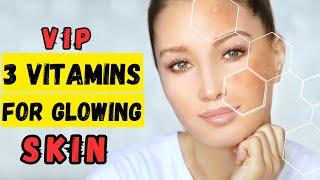 3 most important vitamins for glowing skin. #skin #vitamin