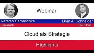 Highlights: Webcast "Cloud als Strategie"