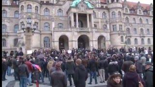 Митинг Пегиды для русской диаспоры в Ганновере