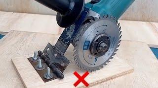 DIY Adapter for Electric Angle Grinder | make cuts quickly and accurately