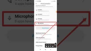 Telegram Apps 2 types access Permission on microphone | Redmi note 10 & 10 Pro