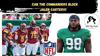 Hit The Sled Commanders' Offensive Strategy: Stopping Jalen Carter