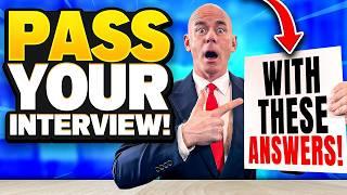 TOP 11 INTERVIEW QUESTIONS & ANSWERS! (How to PASS a JOB INTERVIEW!) INTERVIEW TIPS!