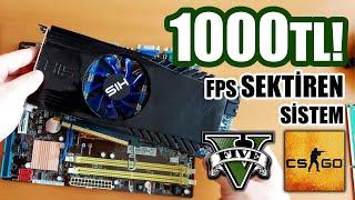 1000TL FPS SEKTİREN İKİNCİ EL PC TOPLAMA (OYUN TESTLİ)