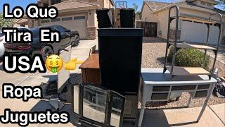 What they throw away in the US Almost new things in the trash. Washing machines and lots of furn...