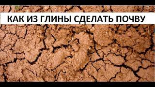 Как из глины сделать почву.